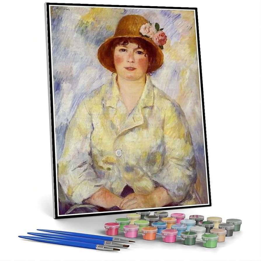 Amazon | DIY数字油絵アリーヌ・シャリゴ未来のマダム